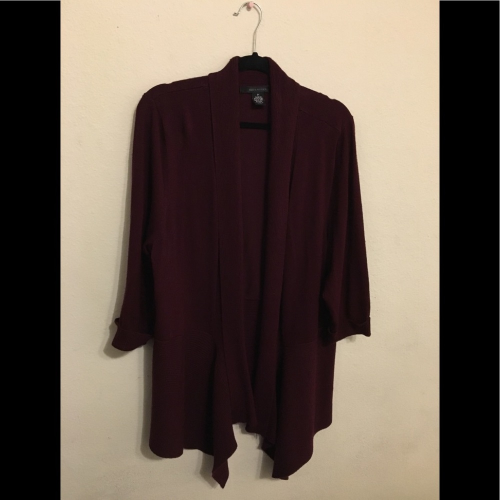 Maroon Cardigan (Size 2X)